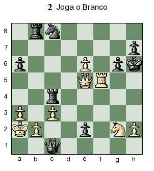 Problema de xadrez: Mate em 2 
